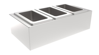 Холдер под 3 гастроемкости GN –1/9х100мм к "Баварии"